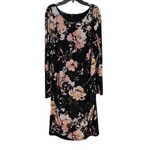 Women's INC Multi Color Floral Midi Dress